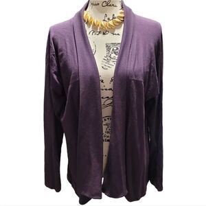 Active Life athletic purple cardigan